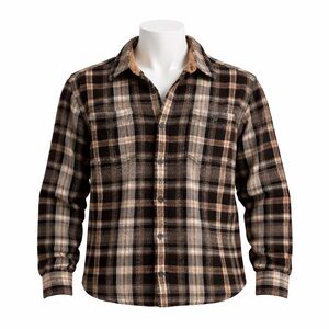 Size XXL Men’s Roots Vintage 100% Cotton Button Down Flannel Plaid Shirt